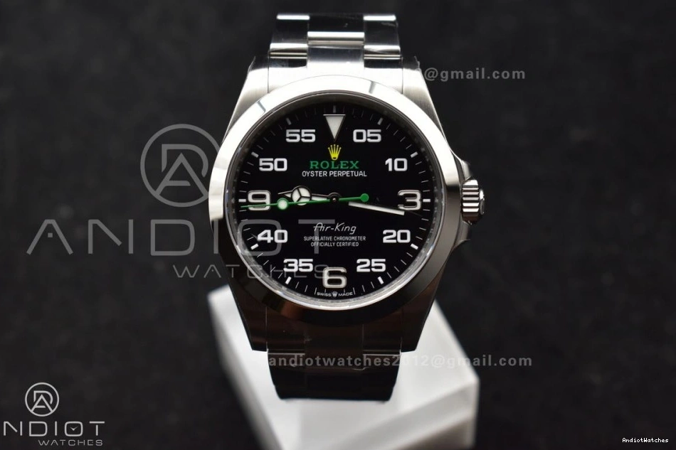 VSF 904L Air-King 509 Dial Edition Black SS VS SmoothTexture Bracelet 1:1 Best on Steel 126900 0312